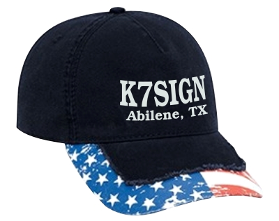 Callsign Cap - Low Profile with Stressed US Flag Bill Callsign Cap - Low Profile with Stressed US Flag Bill
